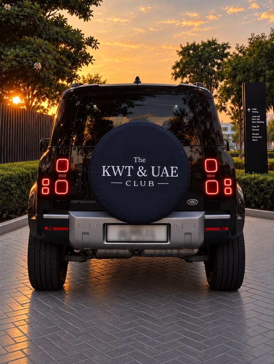 The Kwt & Uae Club Tire Cover