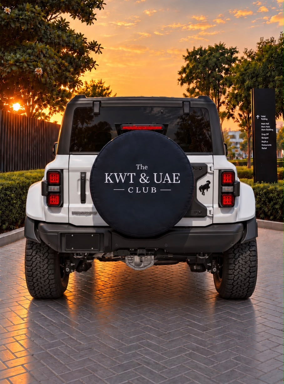 The Kwt & Uae Club Tire Cover