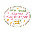 MATCHA MATCHA vanilla bean syrup
