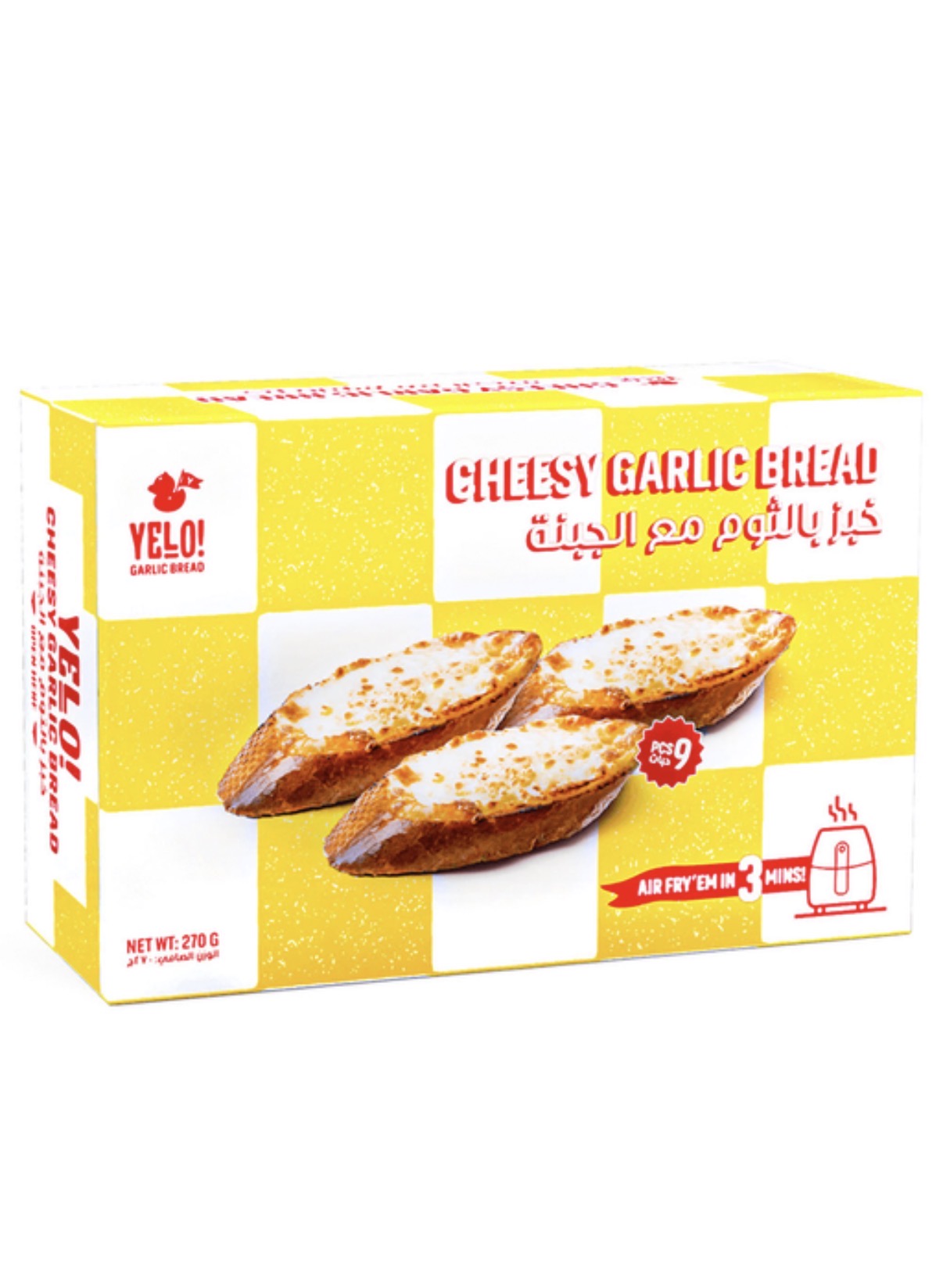 YELO Cheesy Garlic Bread