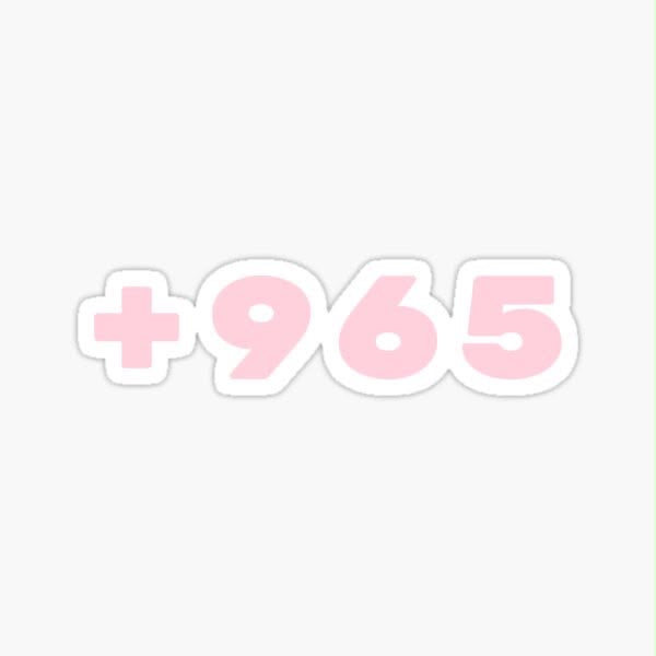 +965 Sticker